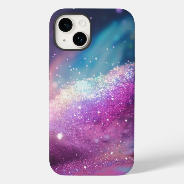 Milky Way HoloGraph Glitter iPhone Tuff Fodral (Baksida)
