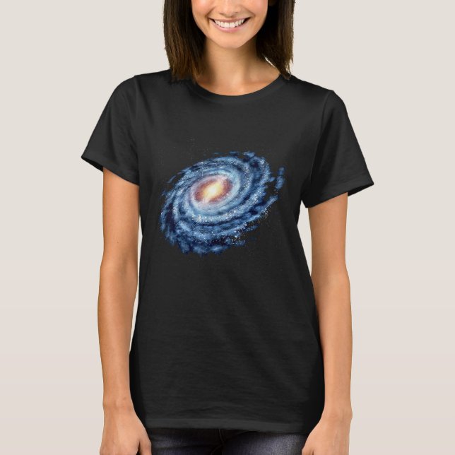 Milky Way in Space T Shirt (Framsida)