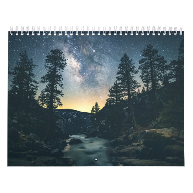 Milky Way Mountain Landscapes Kalender (Omslag)