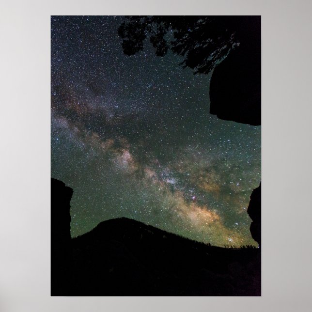 Milky Way nära Mammoth Hett Vår Poster (Framsidan)