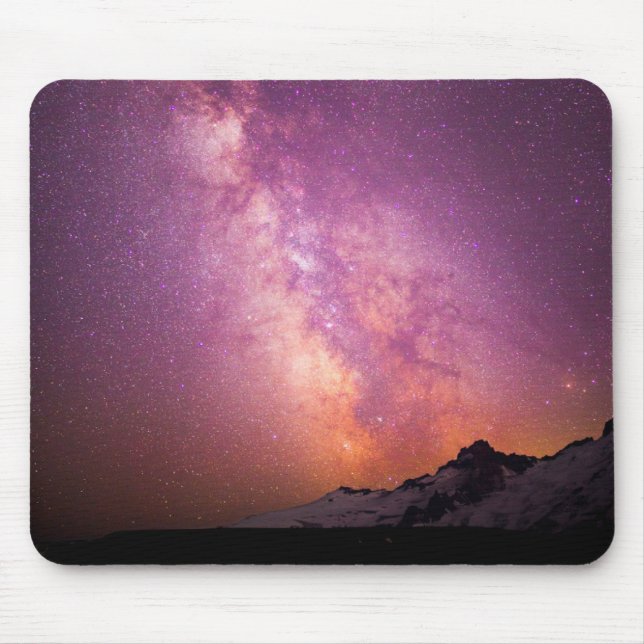 Milky Way | Över skuldern på Mt. Rainier Musmatta (Framsidan)