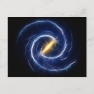 Milky Way Stars Spiral Galaxy Vykort