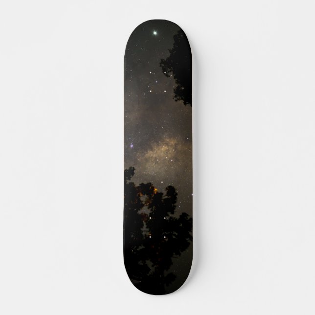 Milky Way Träd Mini Skateboard Bräda 18,5 Cm (Framsida)