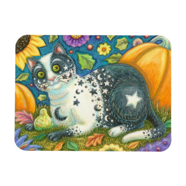 MILKYWAY HALLOWEN MYSTICAL CAT MAGNET (Horisontell)