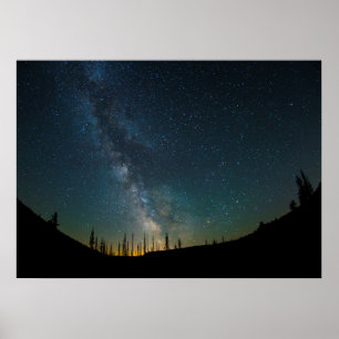 Milkyway på natten poster