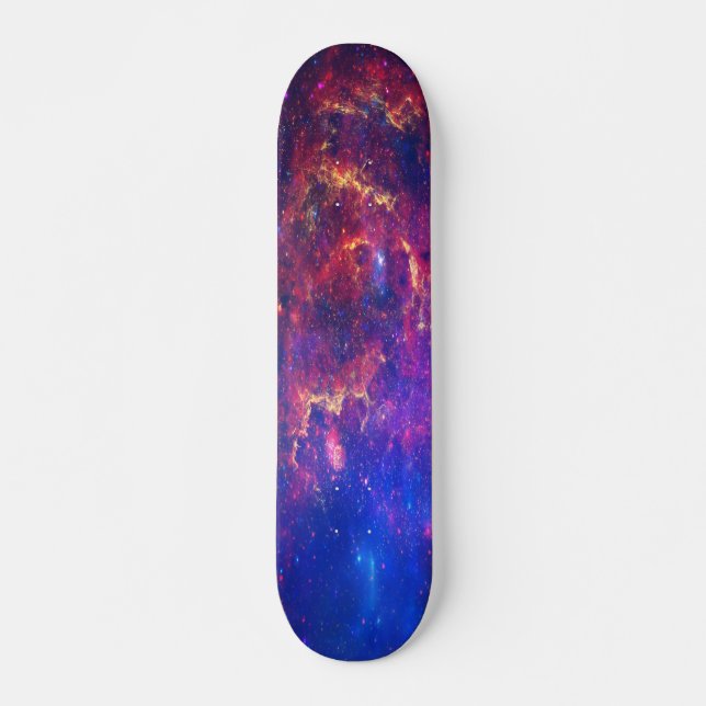 Milkyways fallskärna skateboard bräda 20 cm (Framsida)