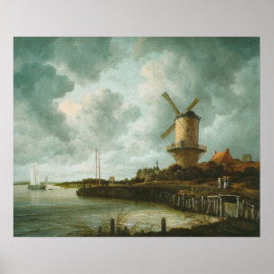 Mill at Wijk-bij-Duurstede Poster
