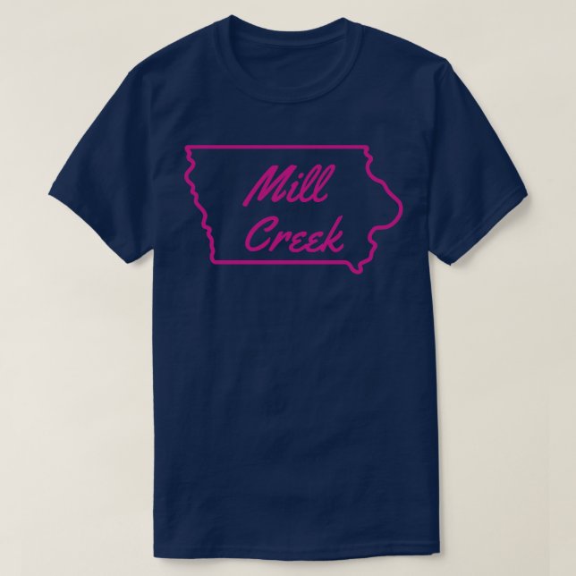 Mill Bäck BandIowa Tshirt TShirt T Shirt (Design framsida)