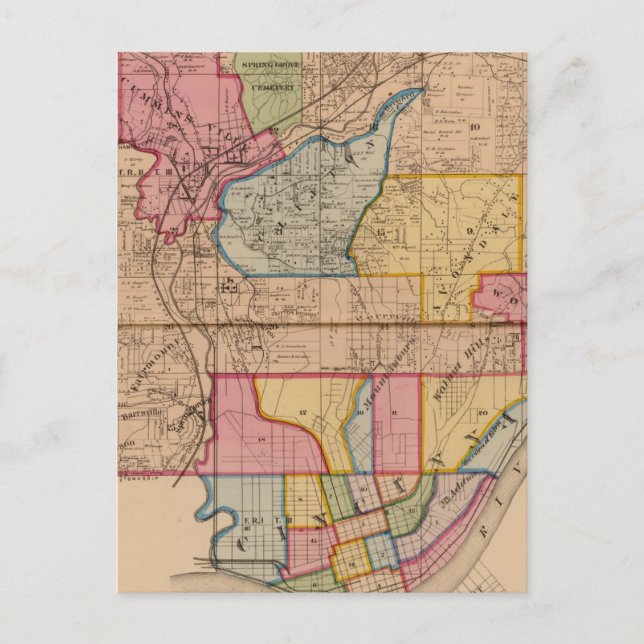 Mill Bäck, Ohio Vykort (Framsida)