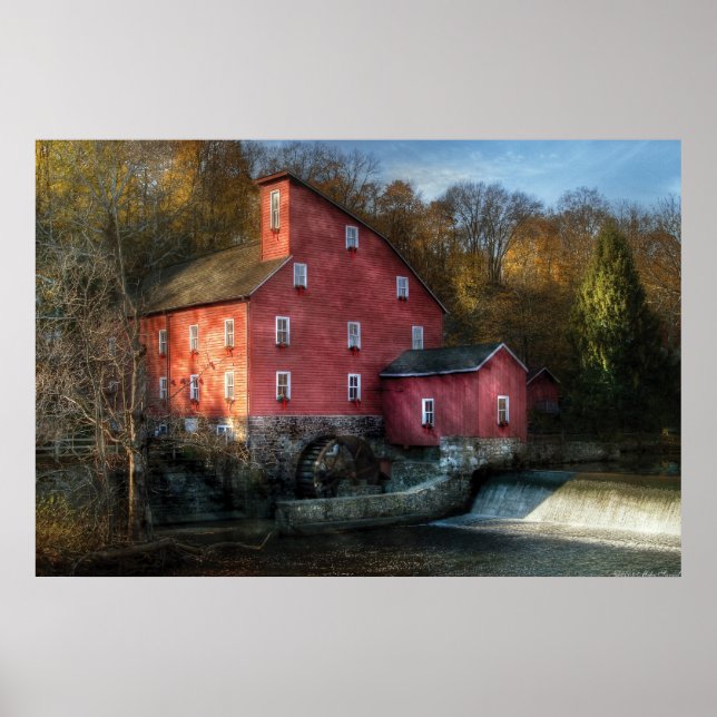 Mill - Den gamla fabriken Poster (Framsidan)