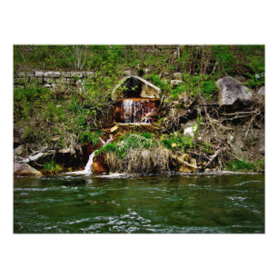 "Mill-flödet" Fototryck