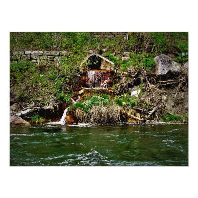 "Mill-flödet" Fototryck (Framsidan)