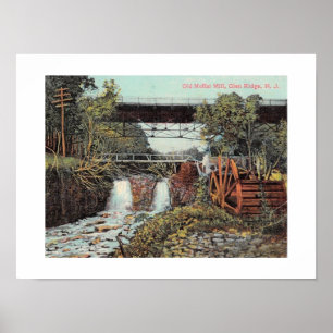 Mill, Glen Ridge, New jersey 1909 Poster