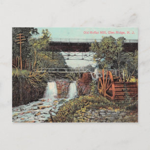 Mill, Glen Ridge, New jersey 1909 Vykort