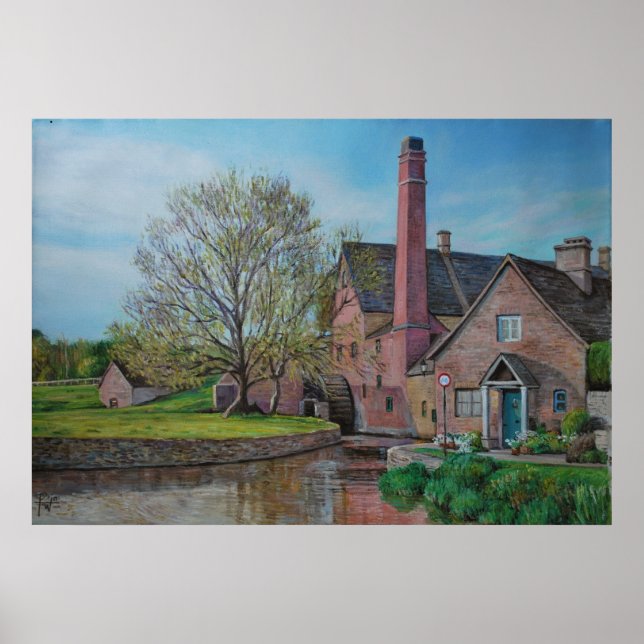 Mill in Stow on Wold Poster (Framsidan)