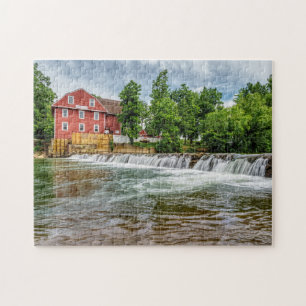 Mill och vattenfall i krig, Jigszle Puzzle Pussel