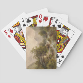 Mill på en Mountain Stream (av Albert Rieger) Casinokort