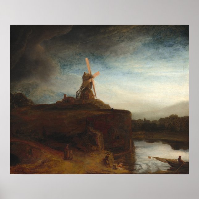 Mill - Rembrandt Fine Art Poster (Framsidan)