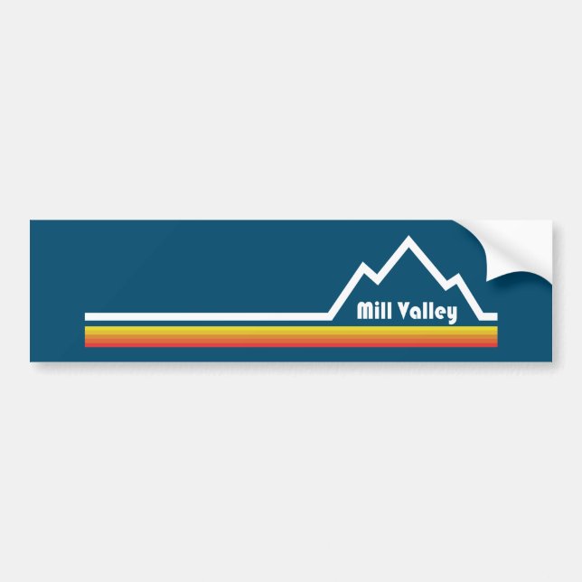 Mill Valley California Bildekal (Framsidan)