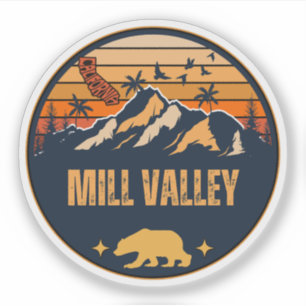 Mill Valley, Kalifornien Klistermärken