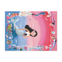 Milla illustrationen av Sjöjungfrun