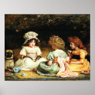 Millais - Aeftermiddag Tea 1889 Poster