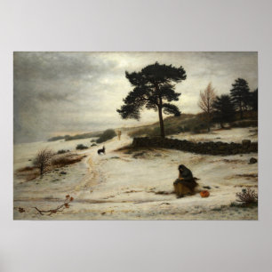Millais - Blås, blåsa du vintervind Poster