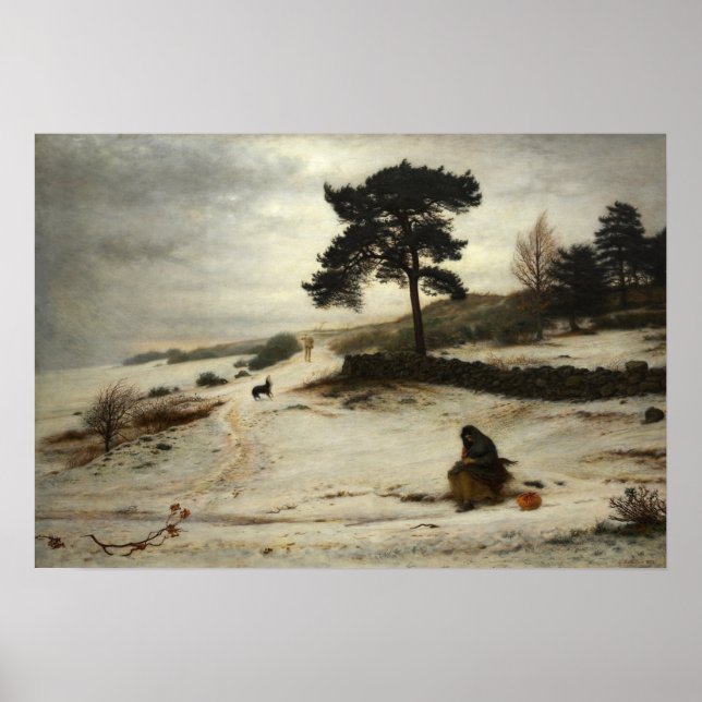 Millais - Blow Blow Thou Winter Vind Poster (Framsidan)