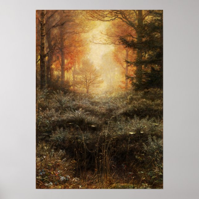 Millais - Daggdränkt furze Poster (Framsidan)