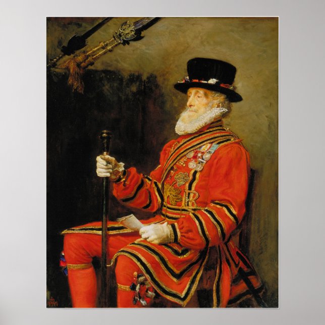 Millais - Guardgardets yeoman Poster (Framsidan)