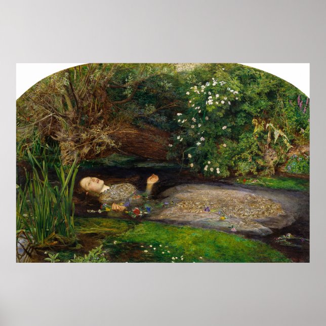 Millais' Ophelia Poster (Framsidan)