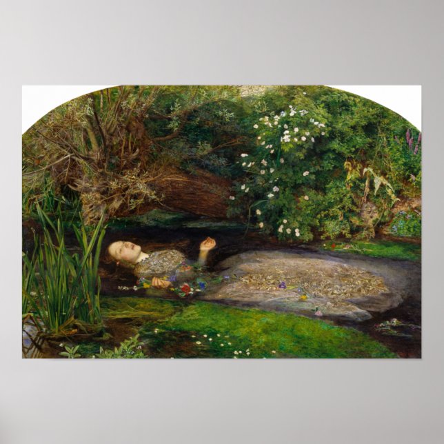 Millais - Ophelia Poster (Framsidan)