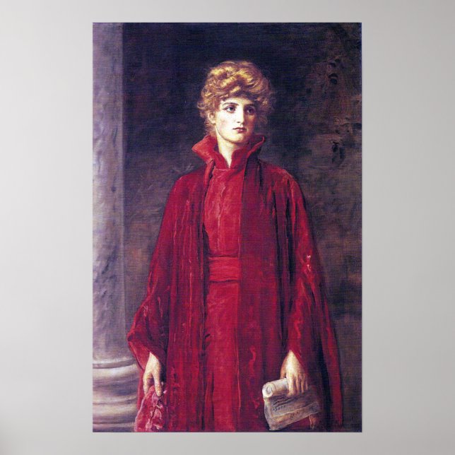 Millais - Portia 1886 Poster (Framsidan)