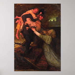 Millais - Räddingen Poster