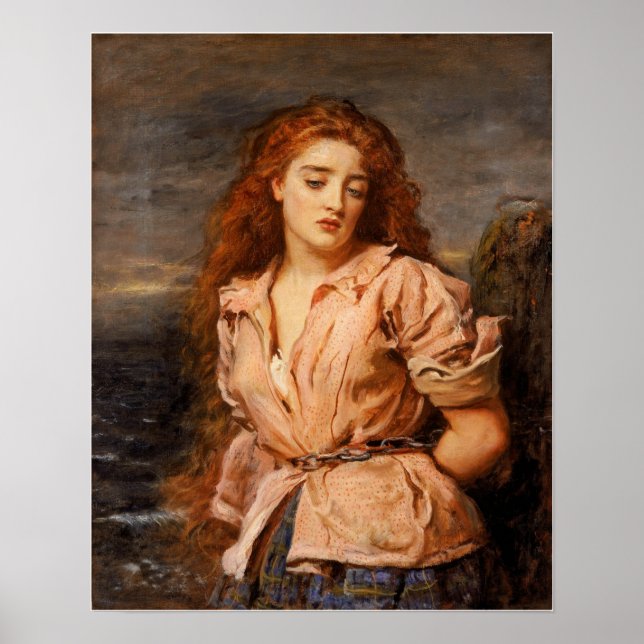 Millais - Solways martyr 1871 Poster (Framsidan)