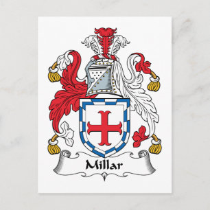 Millar Family Crest Vykort