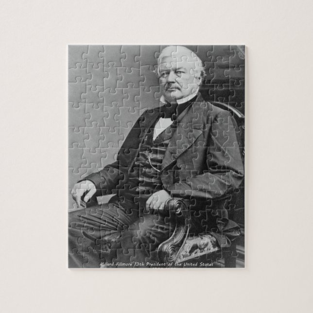 Millard Fillmore 13:e president i Amerika. Pussel (Vertikal)
