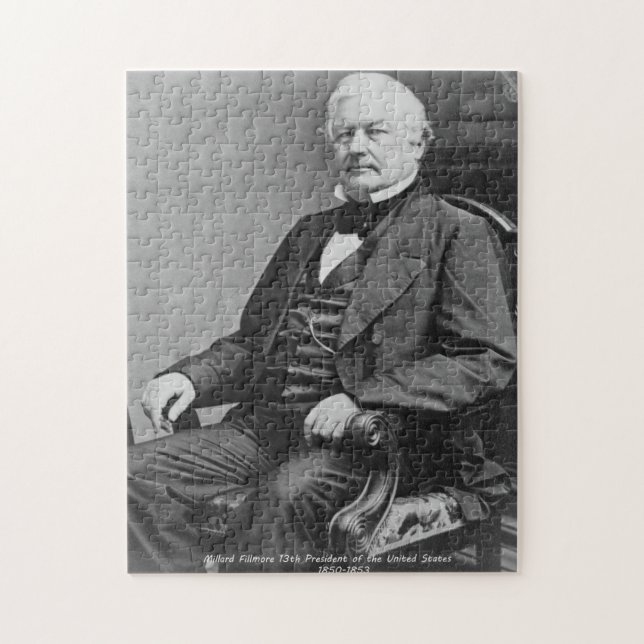 Millard Fillmore 13:e president i Amerika. Pussel (Vertikal)