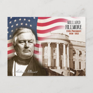 Millard Fillmore - 13:e presidenten i USA Vykort