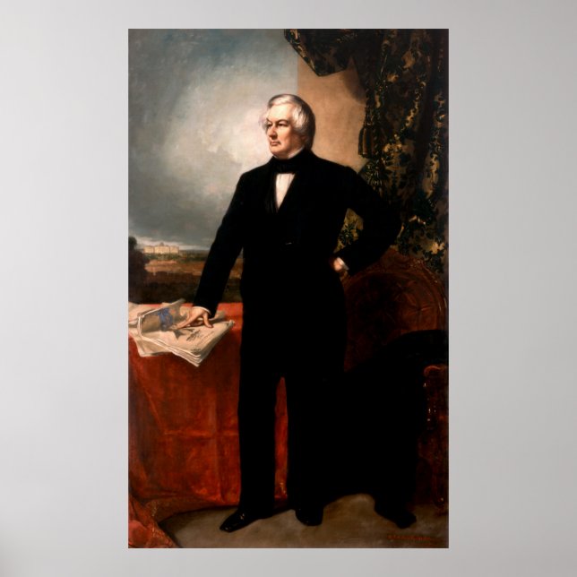 MILLARD FILLMORE av George Peter Alexander Healy Poster (Framsidan)