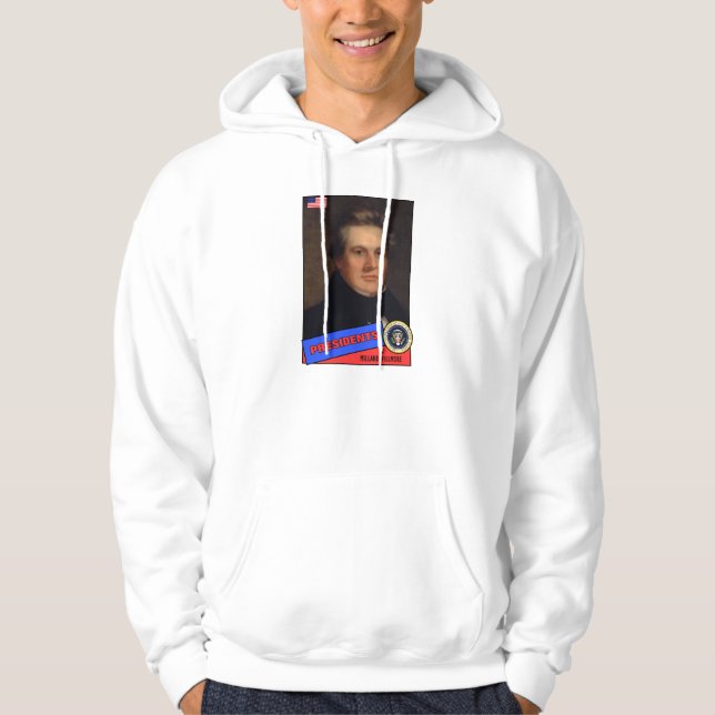 Millard Fillmore Basebollskort Sweatshirt Med Luva (Framsida)