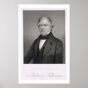 Millard Fillmore, graverad av Thomas B. Welch (181 Poster