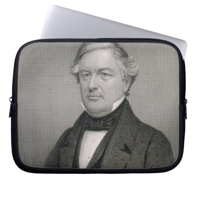 Millard Fillmore som inristas av Thomas B. Laptop Sleeve (Framsidan)