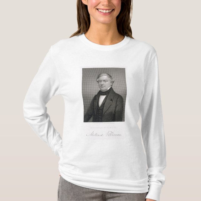 Millard Fillmore som inristas av Thomas B. Tee Shirt (Framsida)