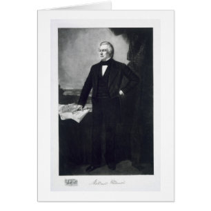 Millard Fillmore, USA:s trettonde president Hälsningskort