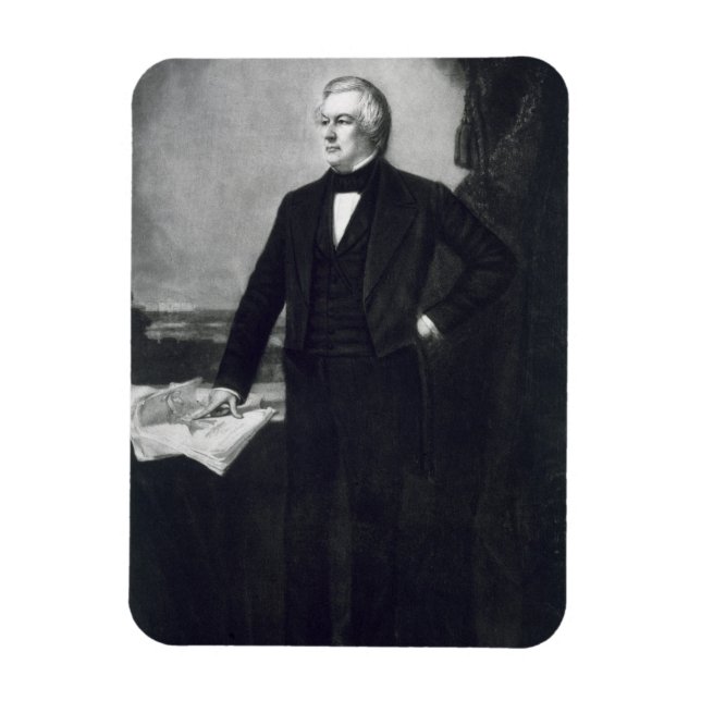 Millard Fillmore, USA:s trettonde president Magnet (Vertikal)