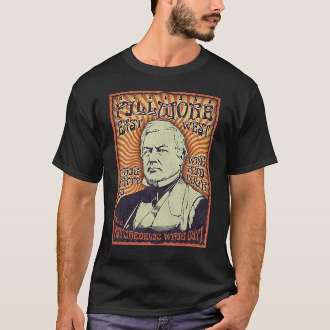 Millard Fillmore - Whig ut! Tee (Framsida)