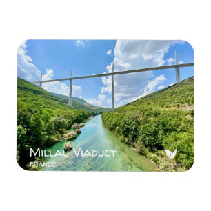 Millau Viaduct, Frankrike, kylskåp Magnet