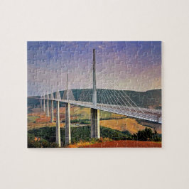 Millau Viaduct, Frankrike Pussel