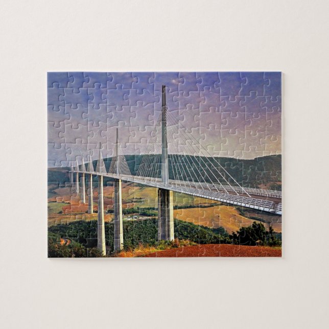 Millau Viaduct, Frankrike Pussel (Horisontell)